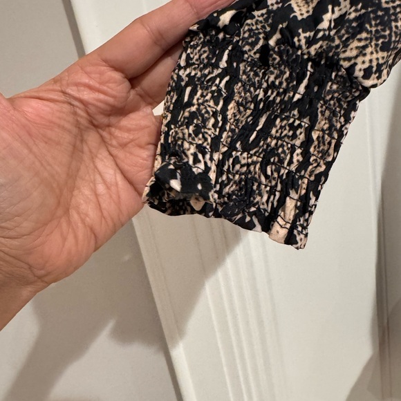 Snake Print Long Sleeve Dress - Picture 4 of 7